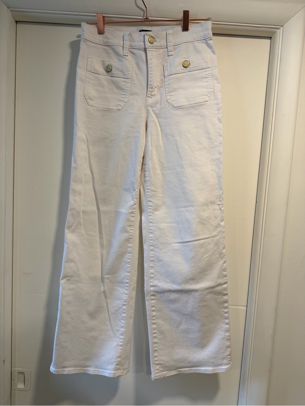 J.Crew White Women’s Jeans - Classic Straight Fit